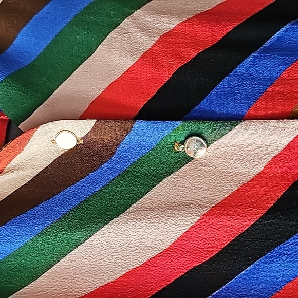 NWT TOMCSANYI ZIRC sleeveless stripe wide leg jumpsuit sz L sustainable Budapest - Picture 6 of 15